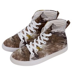 Sea Eagle Raptor Nature Predator Women s Hi-top Skate Sneakers by Pakrebo