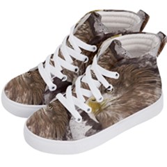 Sea Eagle Raptor Nature Predator Kids  Hi-top Skate Sneakers by Pakrebo