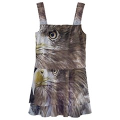 Sea Eagle Raptor Nature Predator Kids  Layered Skirt Swimsuit by Pakrebo