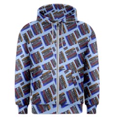 Abstract Pattern Seamless Artwork Men s Zipper Hoodie by Pakrebo