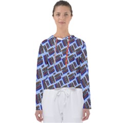 Abstract Pattern Seamless Artwork Women s Slouchy Sweat by Pakrebo