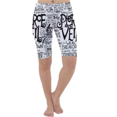 Pierce The Veil Music Band Group Fabric Art Cloth Poster Cropped Leggings  by Sudhe