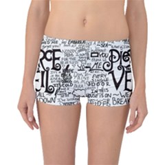 Pierce The Veil Music Band Group Fabric Art Cloth Poster Boyleg Bikini Bottoms by Sudhe