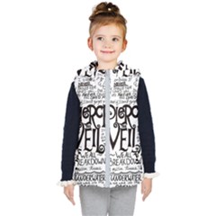 Pierce The Veil Music Band Group Fabric Art Cloth Poster Kids  Hooded Puffer Vest