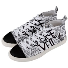 Pierce The Veil Music Band Group Fabric Art Cloth Poster Men s Mid-top Canvas Sneakers by Sudhe