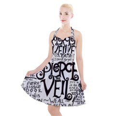 Pierce The Veil Music Band Group Fabric Art Cloth Poster Halter Party Swing Dress 