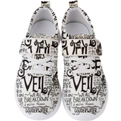 Pierce The Veil Music Band Group Fabric Art Cloth Poster Men s Velcro Strap Shoes by Sudhe