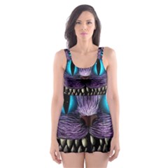 Cheshire Cat Animation Skater Dress Swimsuit by Sudhe