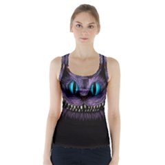 Cheshire Cat Animation Racer Back Sports Top by Sudhe