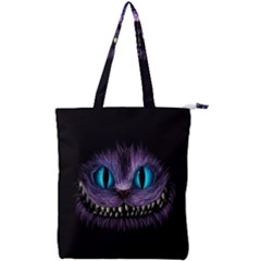 Cheshire Cat Animation Double Zip Up Tote Bag by Sudhe