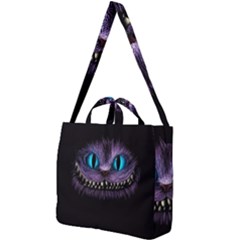 Cheshire Cat Animation Square Shoulder Tote Bag by Sudhe