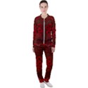 Awesome Chinese Dragon, Red Colors Casual Jacket and Pants Set View1