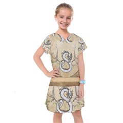 Wonderful Asian Dragon Kids  Drop Waist Dress by FantasyWorld7