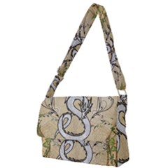 Wonderful Asian Dragon Full Print Messenger Bag by FantasyWorld7