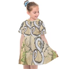 Wonderful Asian Dragon Kids  Sailor Dress by FantasyWorld7