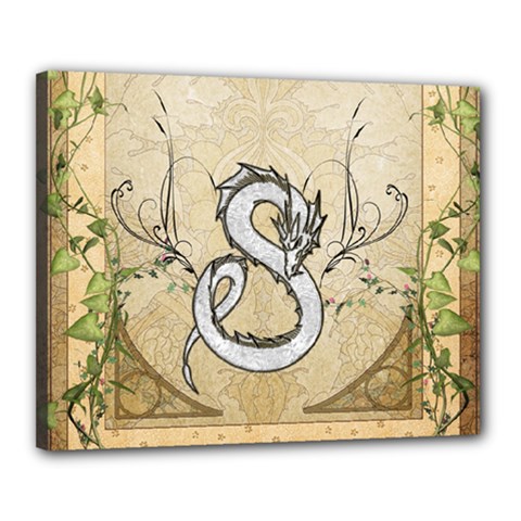 Wonderful Asian Dragon Canvas 20  X 16  (stretched) by FantasyWorld7