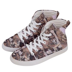 Chocolate Cake Men s Hi-top Skate Sneakers by DeneWestUK