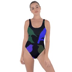 Bird Watching - Dark Colorful Bring Sexy Back Swimsuit by WensdaiAmbrose