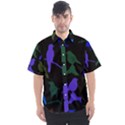 Bird Watching - Dark Colorful Men s Short Sleeve Shirt View1