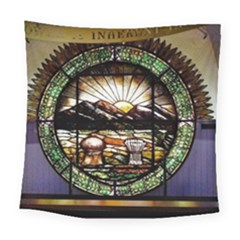 Ohio Seal Square Tapestry (large) by Riverwoman