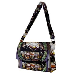 Ohio Seal Full Print Messenger Bag by Riverwoman