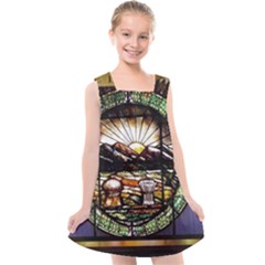 Ohio Seal Kids  Cross Back Dress by Riverwoman