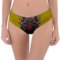 Ornate Dots And Decorative Colors Reversible Classic Bikini Bottoms View1