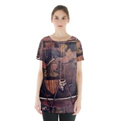 Grand Army Of The Republic Drum Skirt Hem Sports Top by Riverwoman