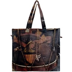 Grand Army Of The Republic Drum Canvas Travel Bag by Riverwoman