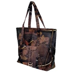 Grand Army Of The Republic Drum Zip Up Canvas Bag by Riverwoman