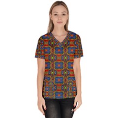 Ml 133 2 Women s V-neck Scrub Top by ArtworkByPatrick