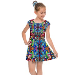 Ml 136 Kids  Cap Sleeve Dress by ArtworkByPatrick