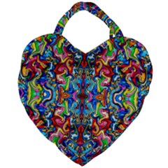 Ml 136 Giant Heart Shaped Tote by ArtworkByPatrick