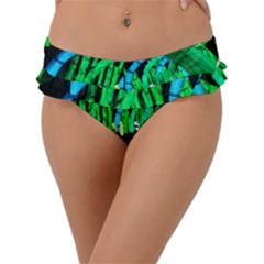 Dragon Lights Panda Frill Bikini Bottom by Riverwoman