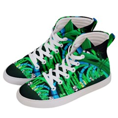 Dragon Lights Panda Men s Hi-top Skate Sneakers by Riverwoman