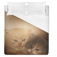 Kittens Love Duvet Cover (queen Size) by LoolyElzayat