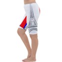 Eiffel Tower France Flag Tower Cropped Leggings  View2