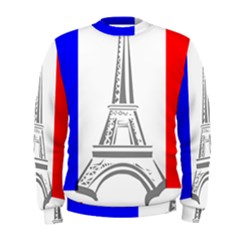 Eiffel Tower France Flag Tower Men s Sweatshirt by Sudhe