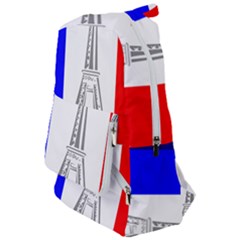 Eiffel Tower France Flag Tower Travelers  Backpack by Sudhe