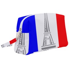 Eiffel Tower France Flag Tower Wristlet Pouch Bag (large) by Sudhe