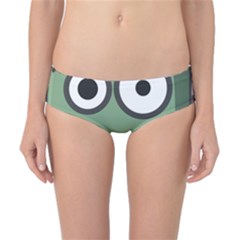 Cartoon Cute Frankenstein Halloween Classic Bikini Bottoms