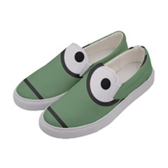 Cartoon Cute Frankenstein Halloween Women s Canvas Slip Ons by Sudhe