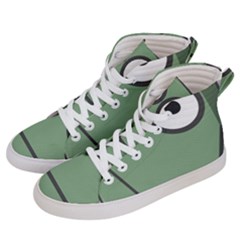 Cartoon Cute Frankenstein Halloween Men s Hi-top Skate Sneakers by Sudhe