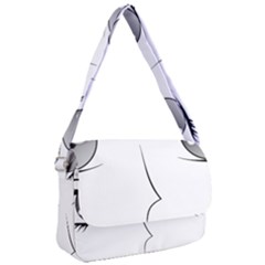 Eyes Manga Anime Female Cartoon Courier Bag by Sudhe