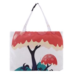 Tree Art Trunk Artwork Cartoon Medium Tote Bag by Sudhe