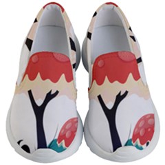 Tree Art Trunk Artwork Cartoon Kids  Lightweight Slip Ons by Sudhe