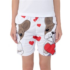 Animation Dog Cute Animate Comic Women s Basketball Shorts by Sudhe