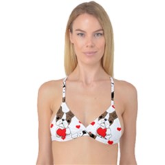 Animation Dog Cute Animate Comic Reversible Tri Bikini Top by Sudhe