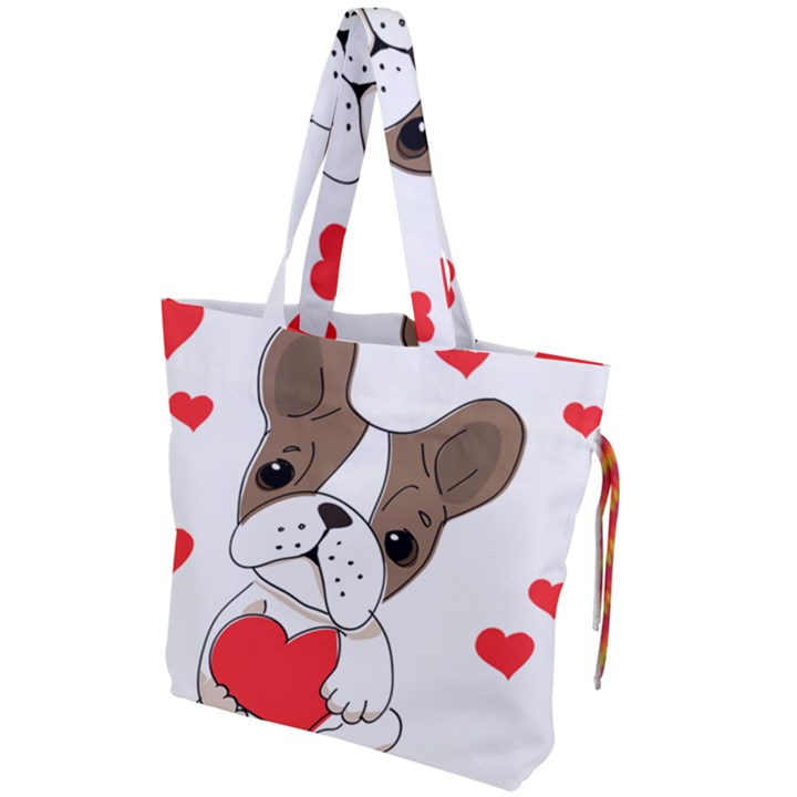 Animation Dog Cute Animate Comic Drawstring Tote Bag