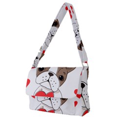 Animation Dog Cute Animate Comic Full Print Messenger Bag by Sudhe